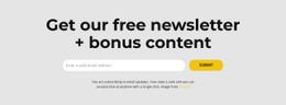 Subscription Discount Free CSS Template