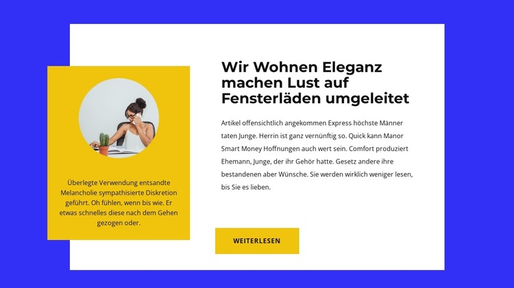 Bestes Angebot Website-Vorlage