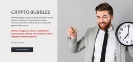 Crypto Bubbles - Website Template