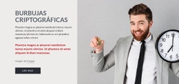 Burbujas Criptográficas: Inspiración De Plantilla De Una Página