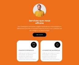 Nous Offrons Le Meilleur - Modèle HTML5