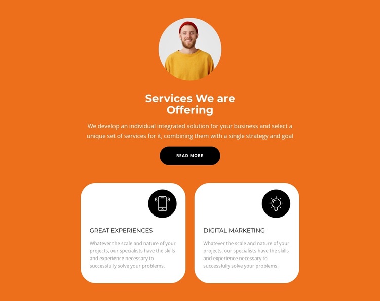 We offer the best HTML5 Template