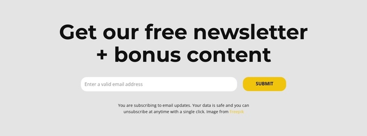 Subscription Discount Joomla Template