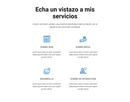 Echa Un Vistazo A Mis Servicios - Creador De Sitios Web