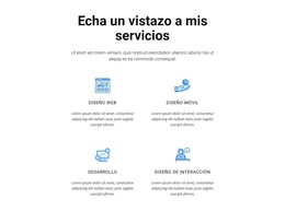 Echa Un Vistazo A Mis Servicios - Tema De WordPress Listo Para Usar