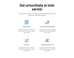 Dai Un'Occhiata Ai Miei Servizi - Modello Di Sito Web Gratuito