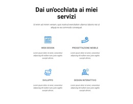 Dai Un'Occhiata Ai Miei Servizi - Tema WordPress Pronto Per L'Uso