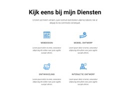 Kijk Eens Bij Mijn Diensten - Gratis Websitesjabloon