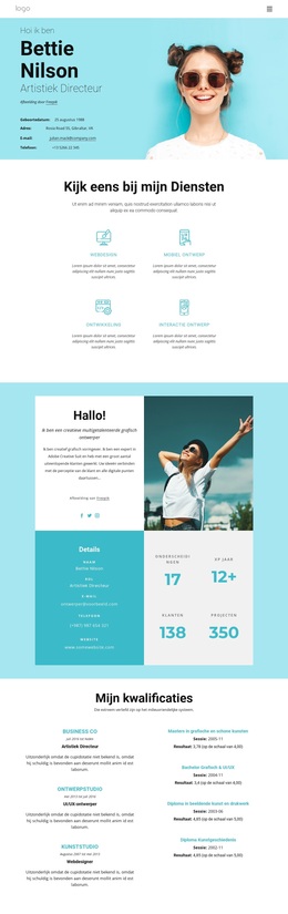 Betty Nilson Persoonlijke Pagina #Wordpress-Themes-Nl-Seo-One-Item-Suffix