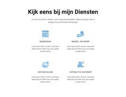 Kijk Eens Bij Mijn Diensten - Prachtig Websiteontwerp