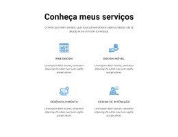 Dê Uma Olhada Em Meus Serviços - Belo Design De Site