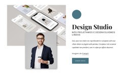 Modelo HTML5 Mais Criativo Para Agência De Design Premiada