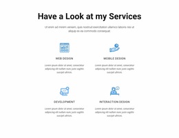 Have A Look At My Services