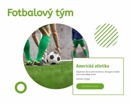 Fotbalový Tým – Bezplatný Motiv WordPress