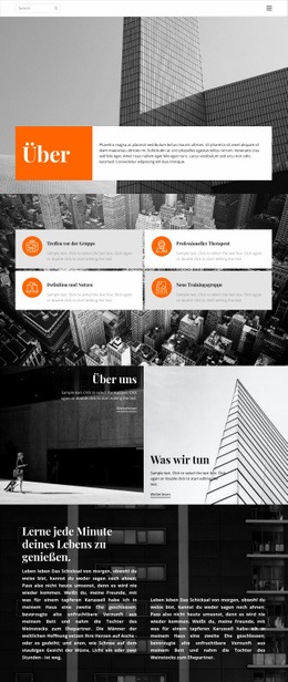 Benutzfertiges Website-Design Für Neues Projektstudio