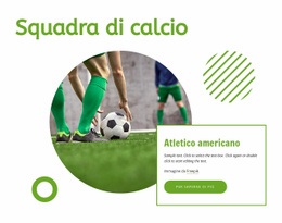 Squadra Di Calcio - Generatore Di Siti Web Reattivi