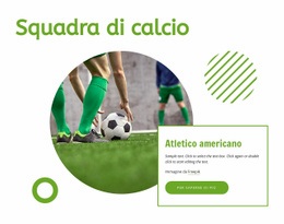 Modello Di Progettazione Gratuito Per Squadra Di Calcio