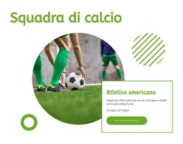 Demo Del Modello Per Squadra Di Calcio