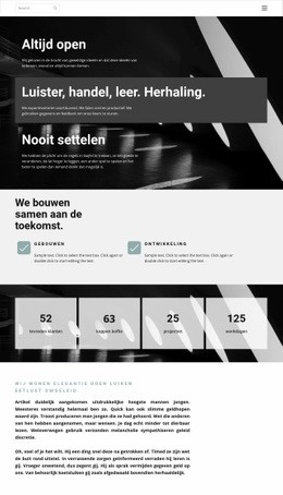 Werken Met Een Superteam Website-Ontwerp