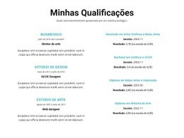 Sumário De Qualificações