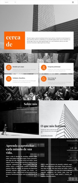 Design De Site Pronto Para Uso Para Novo Estúdio De Projetos