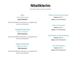 Niteliklerini Özeti