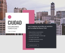Página HTML Para Visitas Guiadas Por La Ciudad