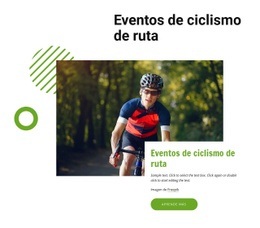Eventos De Ciclismo De Ruta - Inspiración De Plantilla HTML5