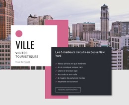 Page HTML Pour Visites Guidées De La Ville