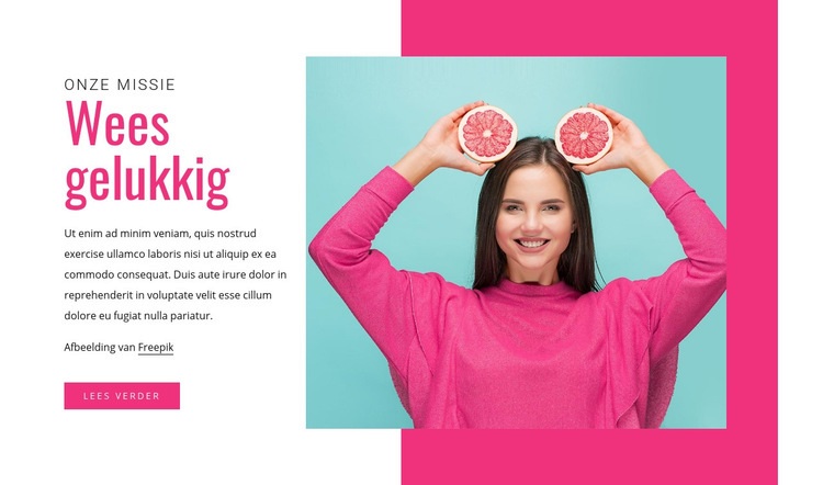 Gezond eten Website Builder-sjablonen