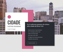 Passeios Turísticos Pela Cidade - Inspiração Para O Design Do Site