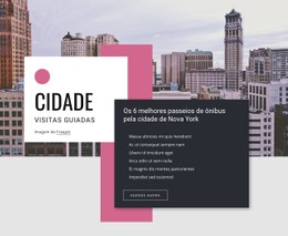 HTML Da Página Para Passeios Turísticos Pela Cidade