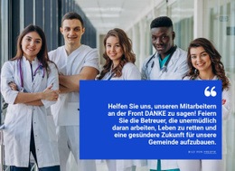 Gesundheitsteam HTML-Vorlagen