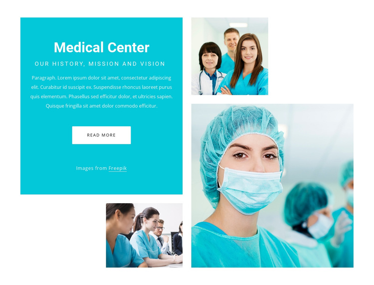 Urgent care and primary care Joomla Page Builder