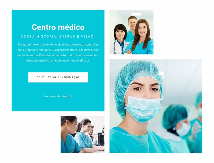 Atenção urgente e atenção primária Landing Page