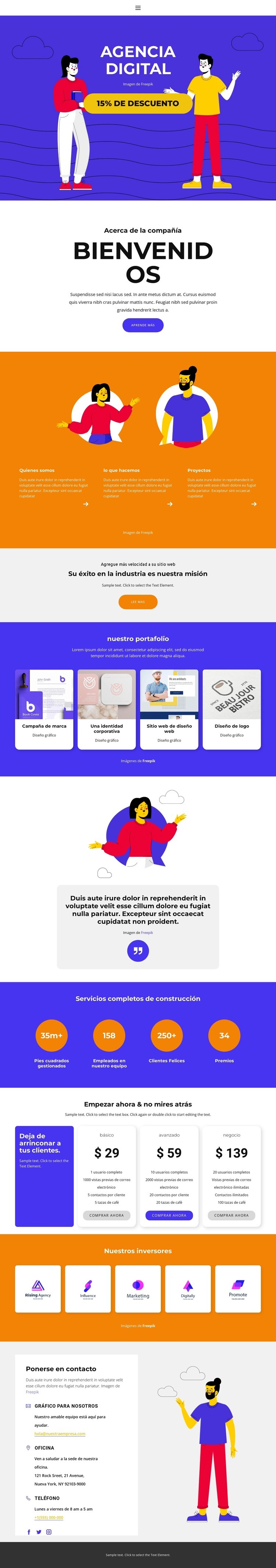 Beneficios de negocio Diseño de páginas web