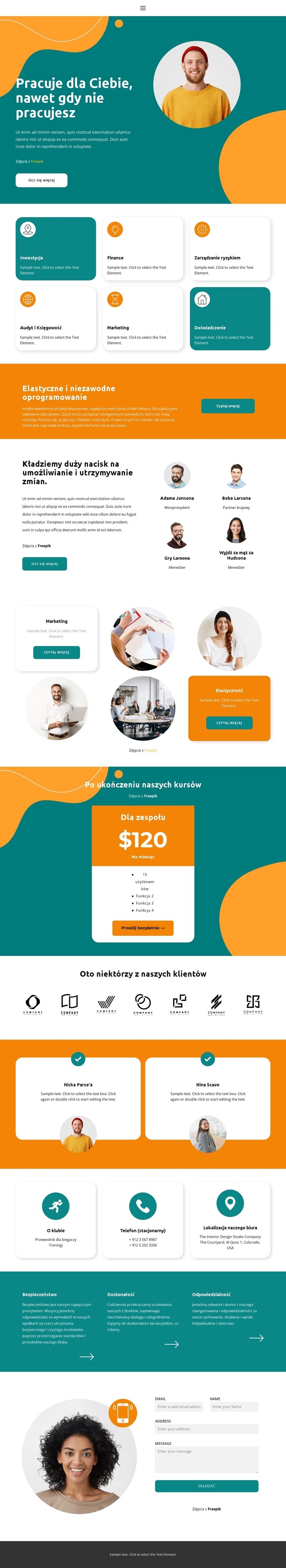 Uruchomienie wstępne Szablon