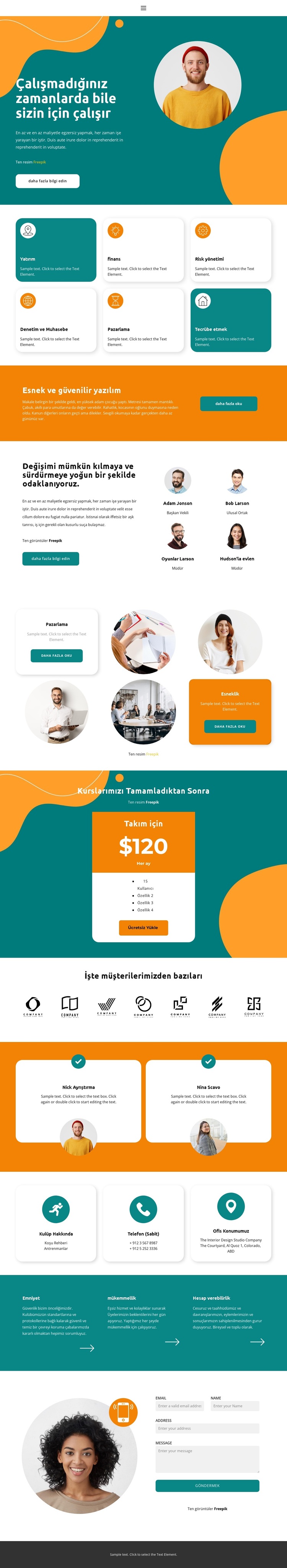 İlk çalıştırma WordPress Teması