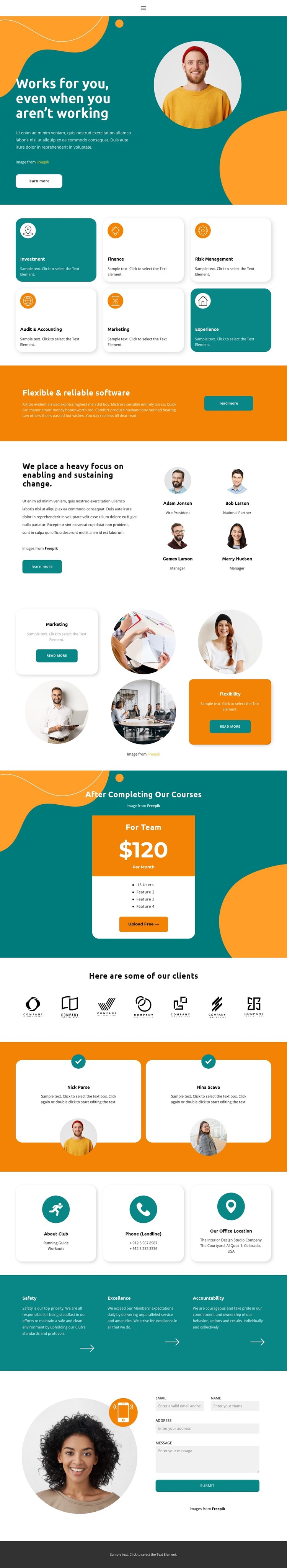 Initial run WordPress Theme
