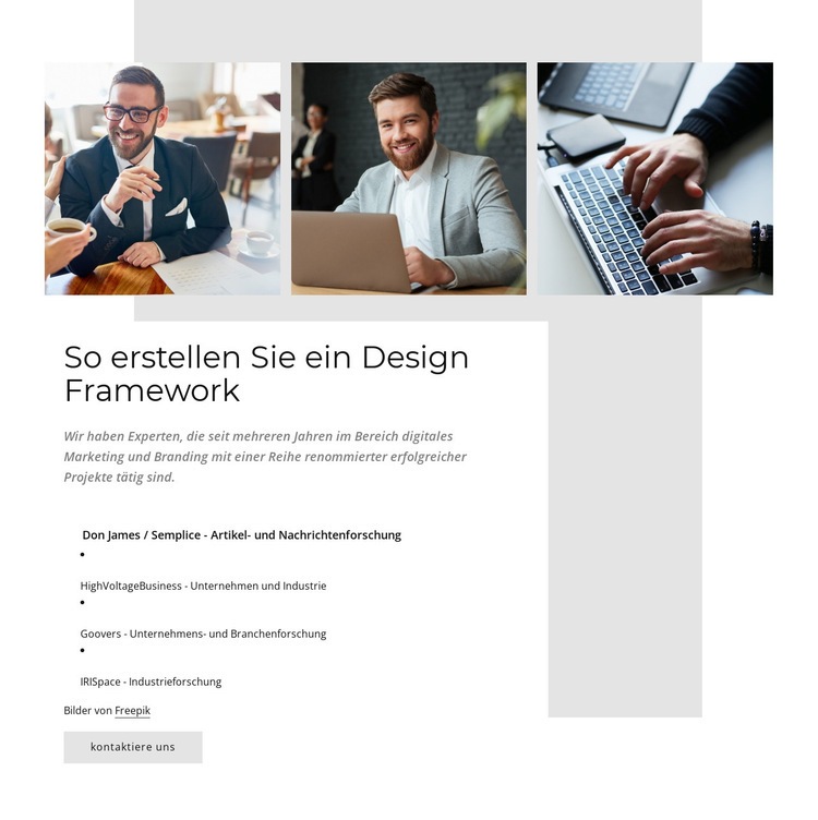 Webentwicklungsfirma Website design