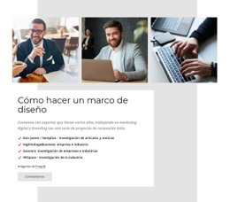 Página De Inicio Del Producto Para Firma De Desarrollo Web