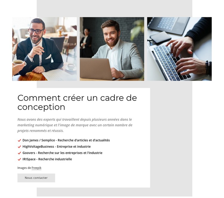 Entreprise de développement Web Modèle CSS