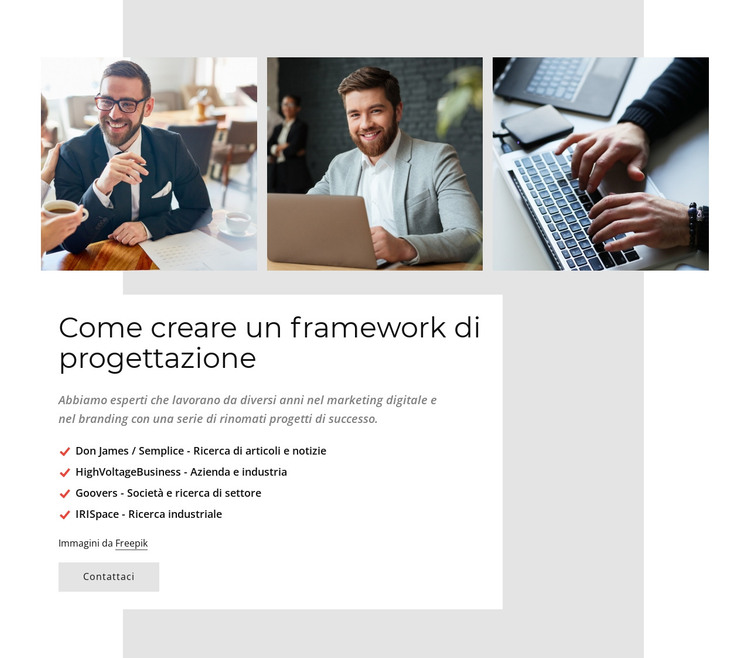 Azienda di sviluppo web Modello HTML