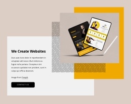 We Create Unique Websites - Free Download Html Code