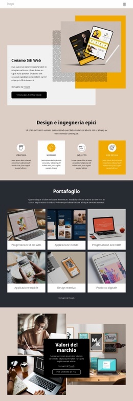 Web Design E Design Professionale Progettazione Di Siti Web