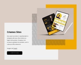 Criamos Sites Exclusivos - Página De Destino Moderna