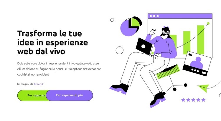 Corri verso il tuo obiettivo Modelli di Website Builder