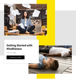 Joomla Template For Mindfulness Exercises