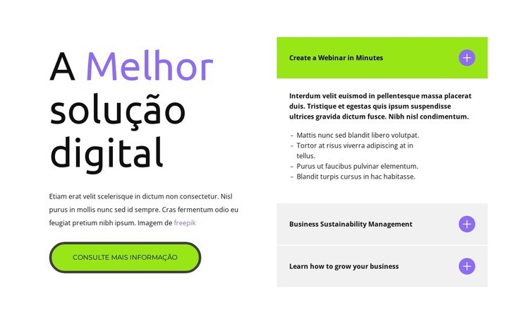 Principais perguntas importantes Design do site