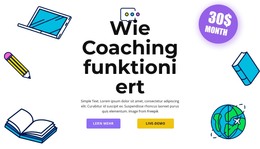 Erhöhen Sie Ihr Niveau – Vorlage Für Website-Builder